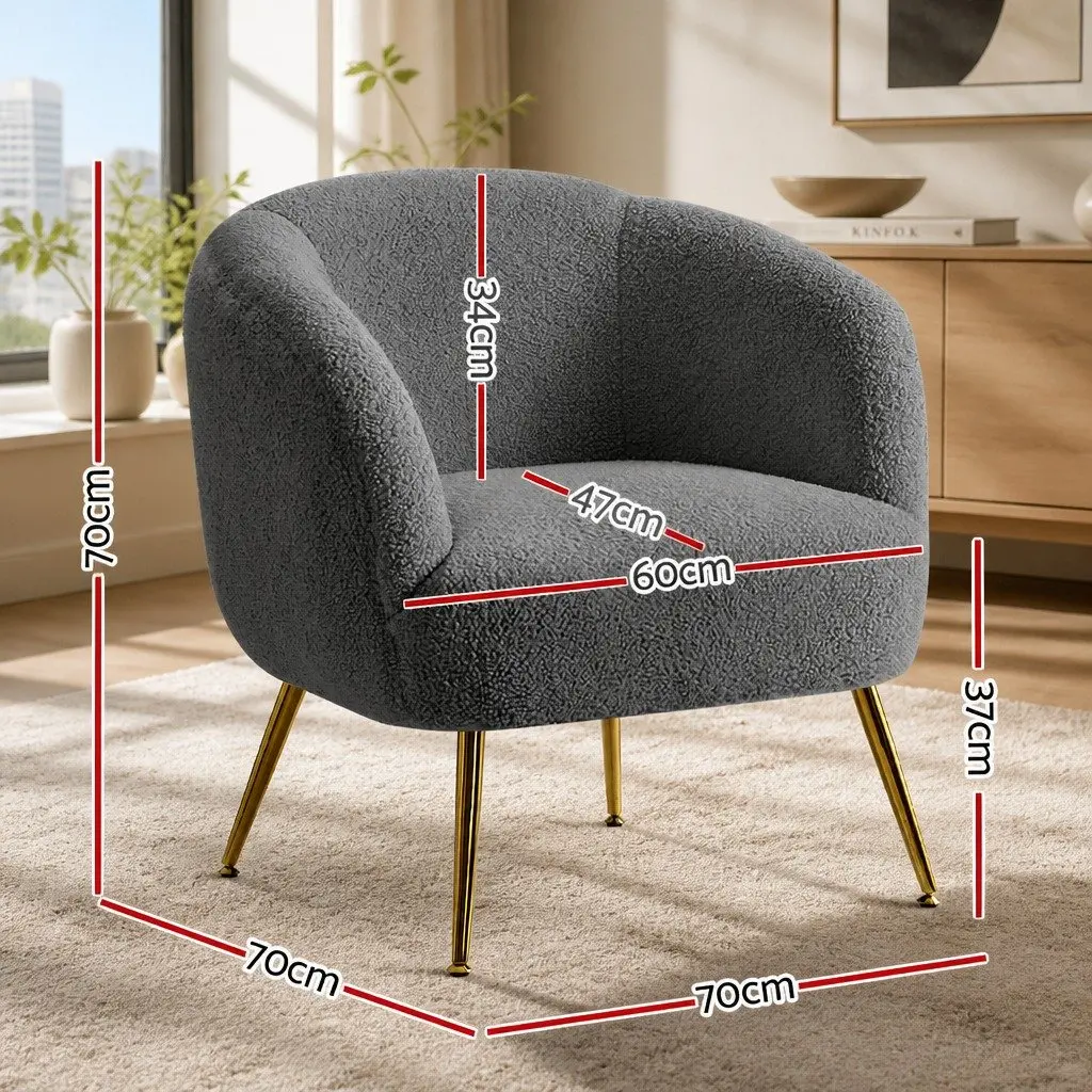 Charcoal Accent Armchair