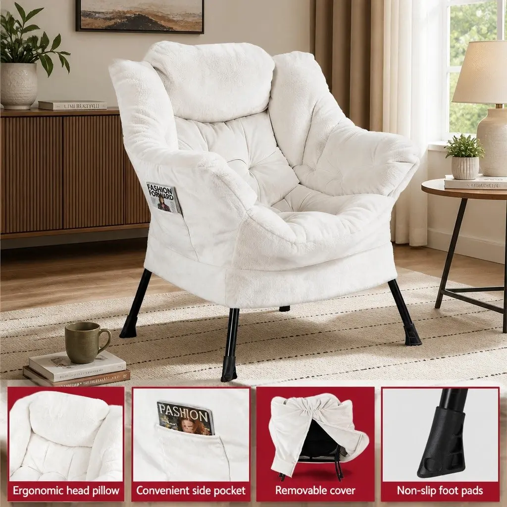 Armchair and Ottoman Set