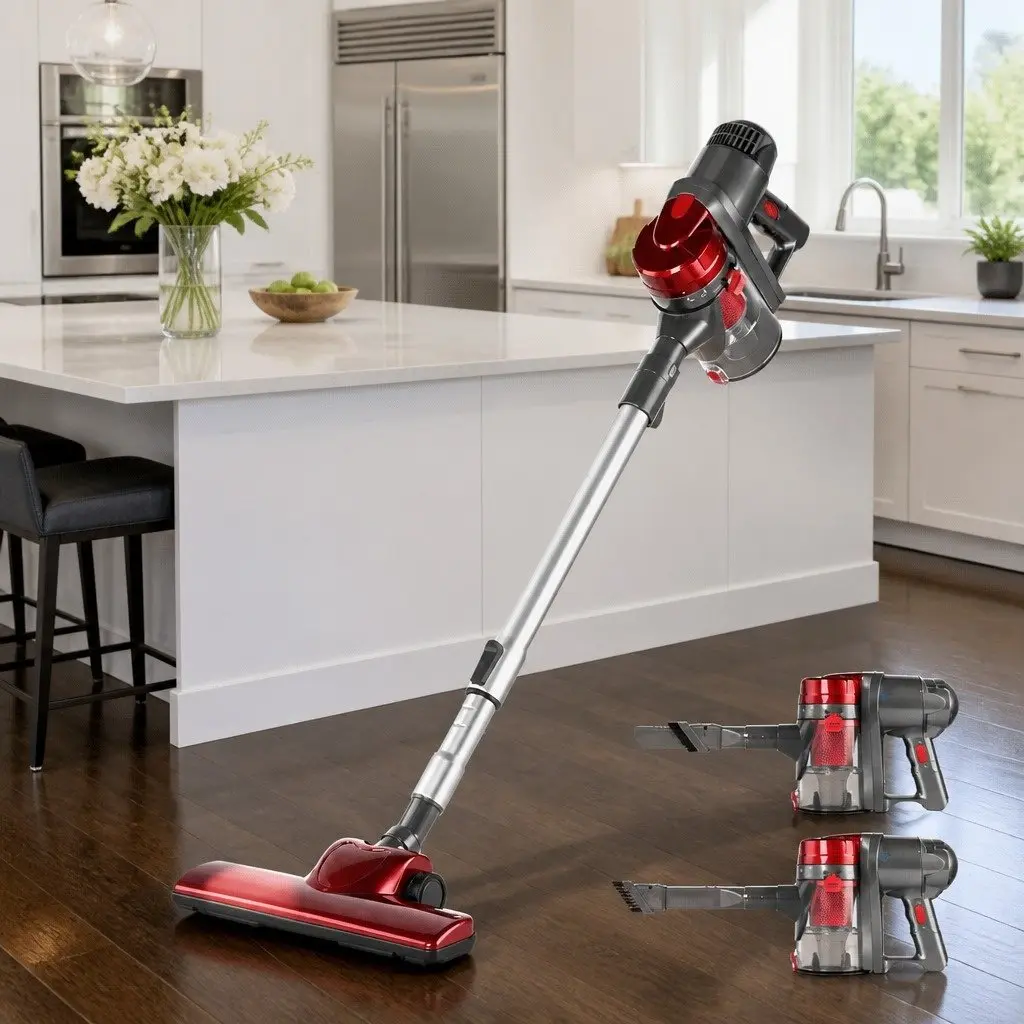 Stick Vacuum Cleaner Corded 450W Lightweight Convertible 4 Metre Cable Pivoting Head