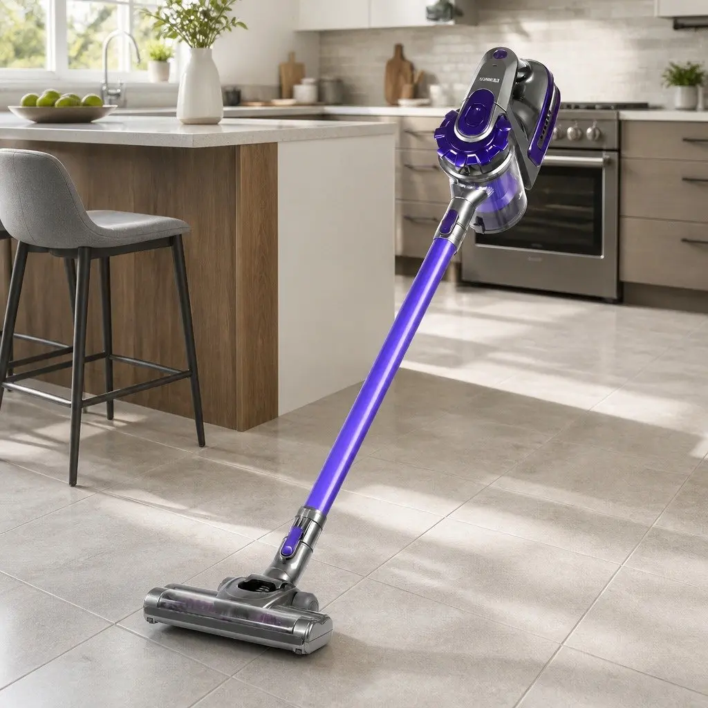 Cordless Handheld Stick Vacuum Cleaner 150W 8000Pa HEPA Filter Grey
