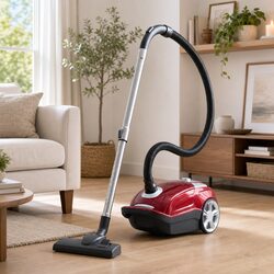 Your Friendly Red Canister Vacuum for Easy Cleaning