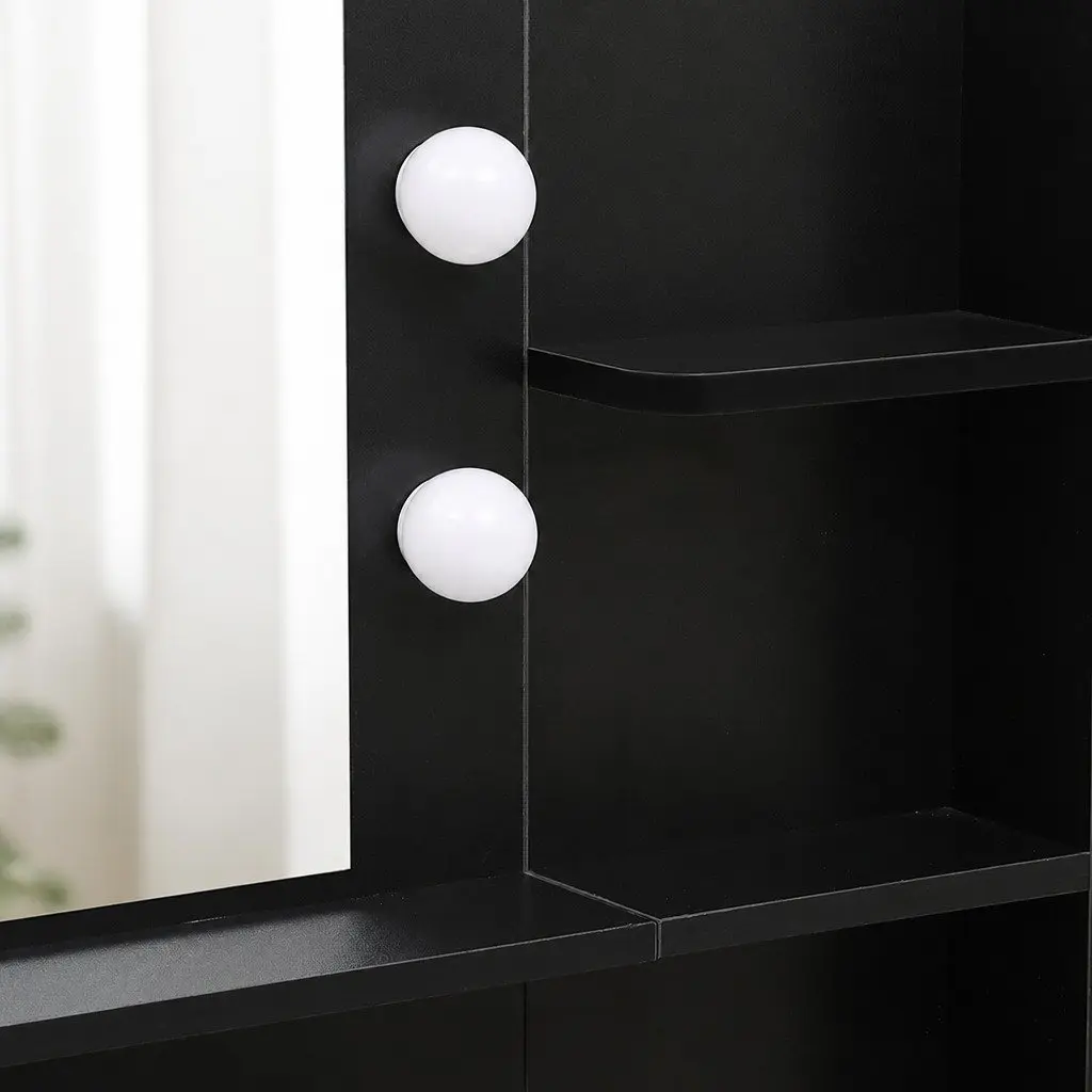 Dressing Table Stool Set with LED Lighting