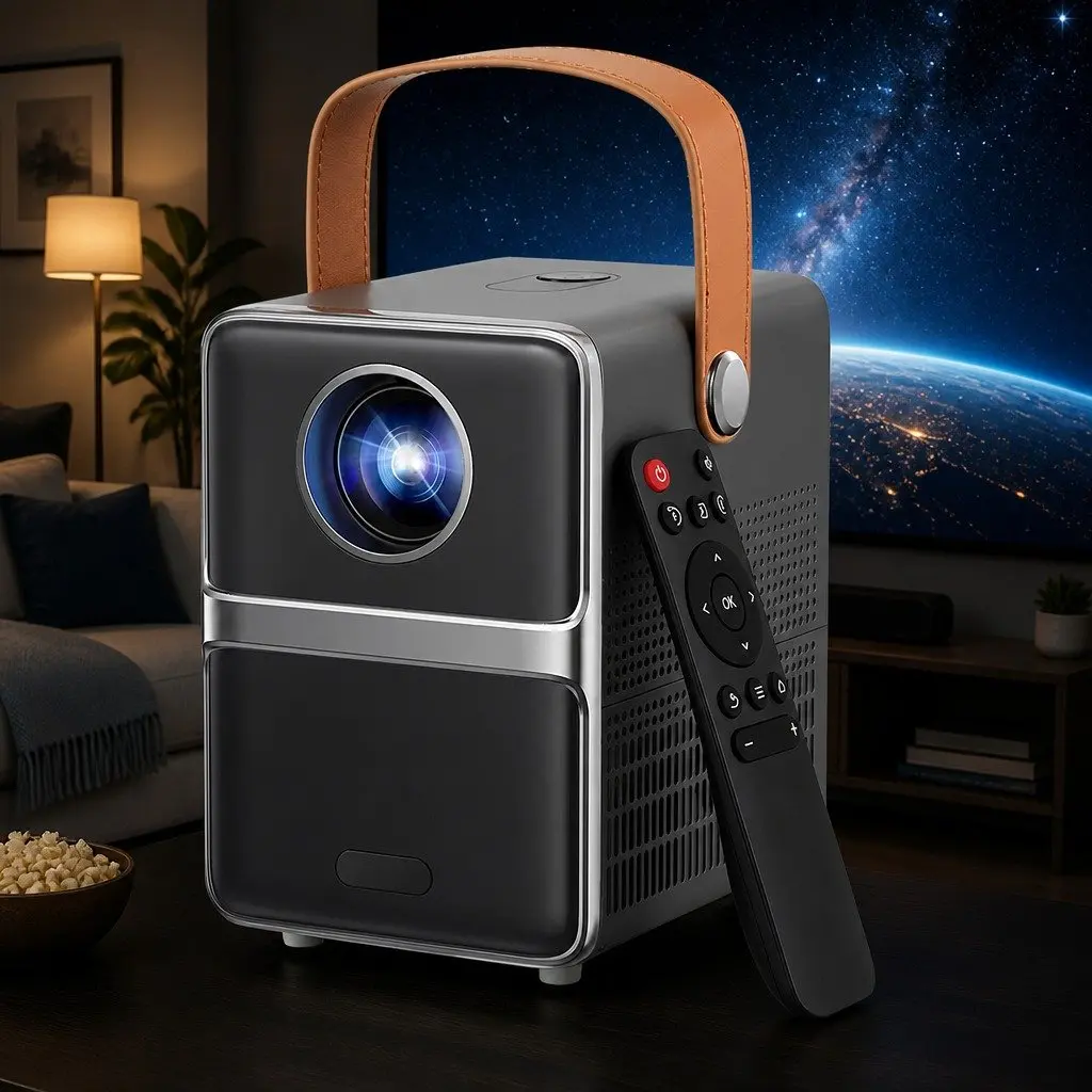 Portable Mini Video Projector 4K 1080P LCD Display 3800 Lumens