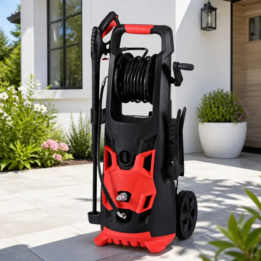 Electric High Pressure Washer 2800PSI Cold Water Cleaner Pump 30M Hose Gurney