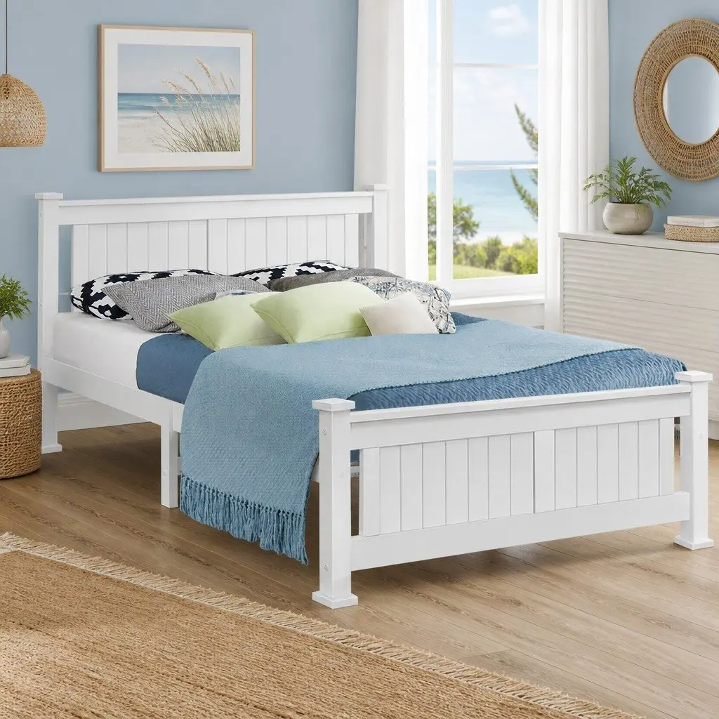 White Queen Bed Frame
