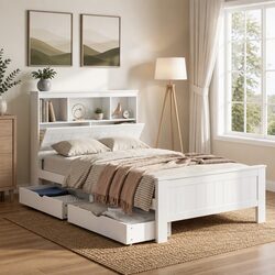 Your New King Single Bed Frame with Storage Options