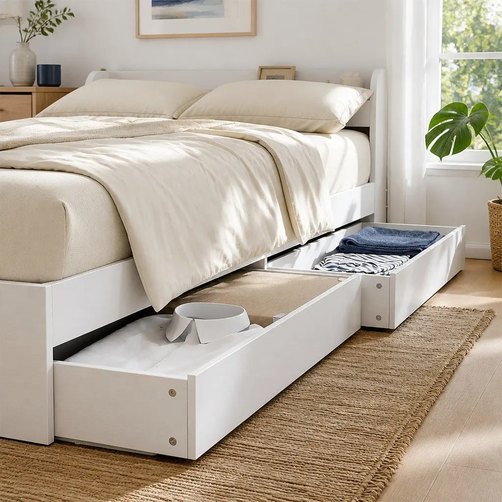 Single Bed Frame with USB Ports