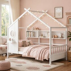 Kids Bed Frame with House Design for Your Child