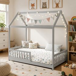 Friendly Kids House Bed Frame for Your Child's Room