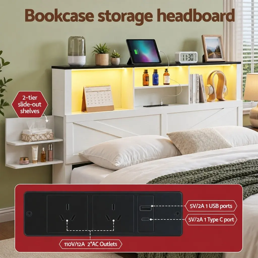 Double Bed Frame with Storage Solutions