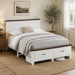 Your New Double Bed Frame with Convenient Storage