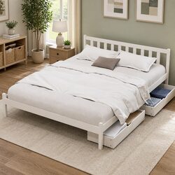Your New Queen Size Bed Frame with Convenient Storage
