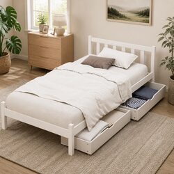 Your New Favorite Single Bed Frame with Storage