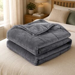 Wrap Yourself in Comfort with Our Grey Weighted Blanket