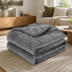 Get Cozy with a 9KG Grey Weighted Blanket