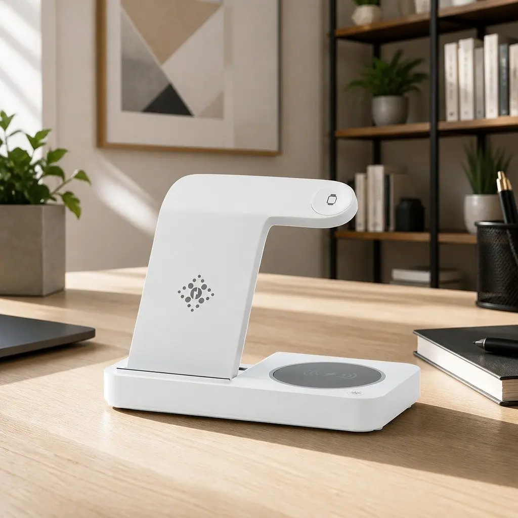 4-in-1 Wireless Charging Dock for Easy Device Charging