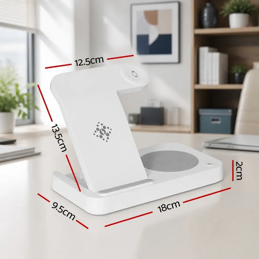 4-in-1 Wireless Charging Dock for Easy Device Charging
