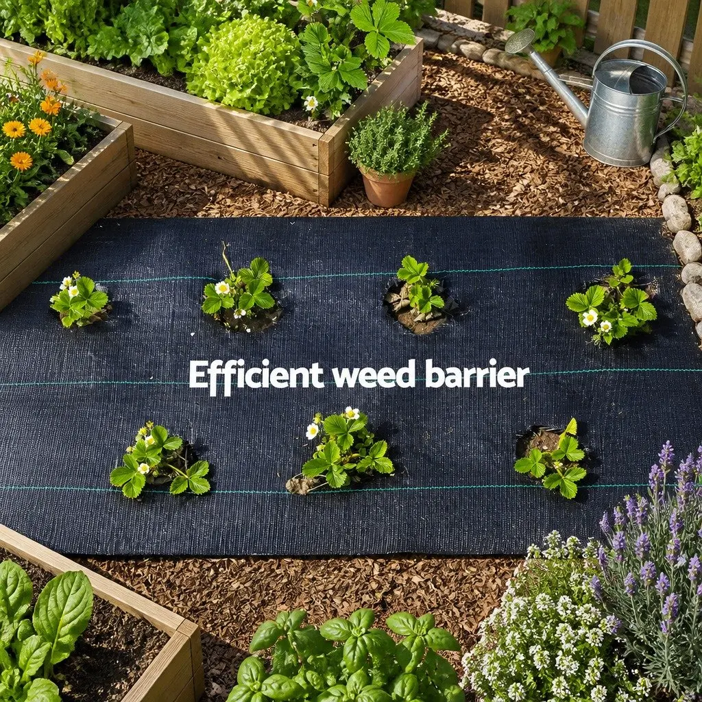 Weed Control Mat UV Resistant 0.915m x 100m Roll Black