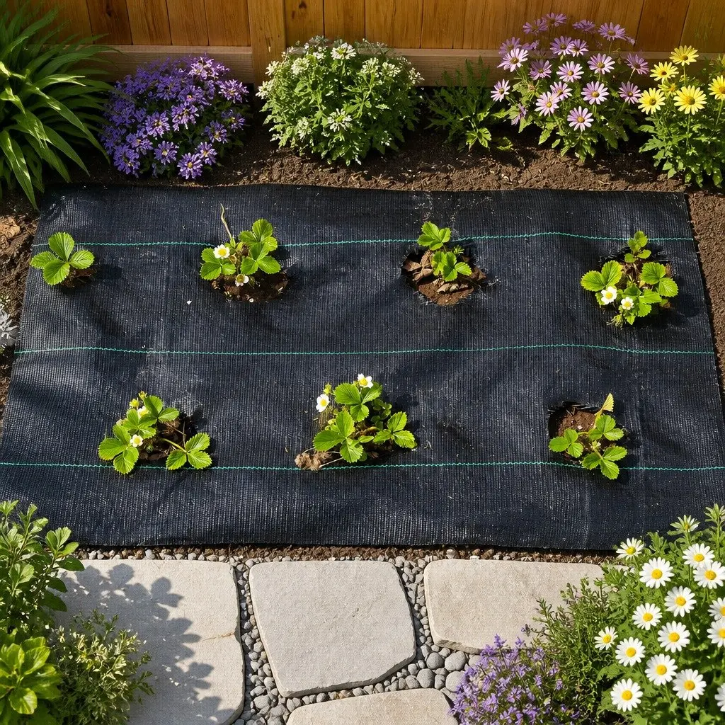 Black Weed Control Mat 0.915m x 200m for Gardens