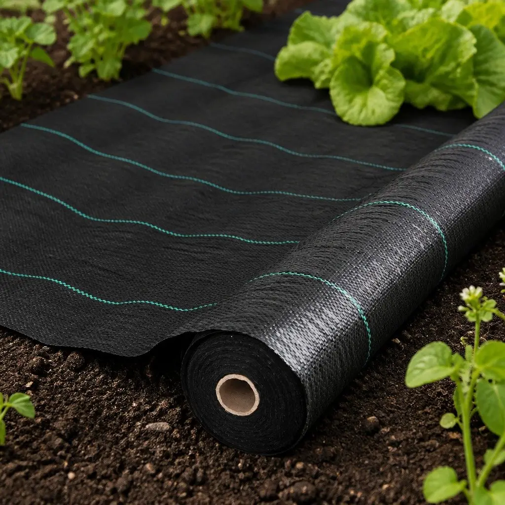 Weed Control Mat 2m x 50m 110GSM Heavy Duty Garden Weed Suppressant Black Roll