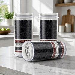 Water Filter Dispenser 7-Stage Filtration System 3 Pack White Kitchen Purifier