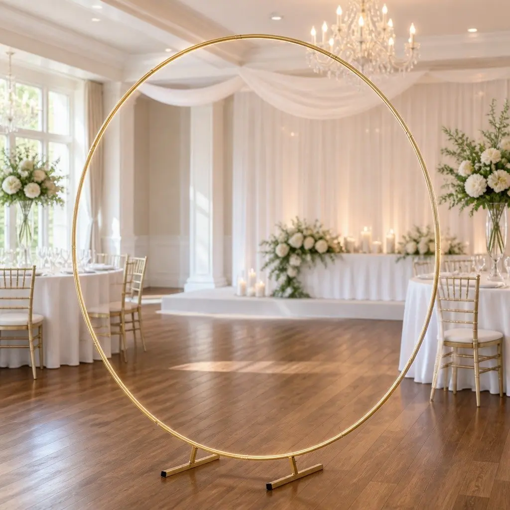 Backdrop Stand Metal Frame 2M for Wedding Party Flower Balloon Display