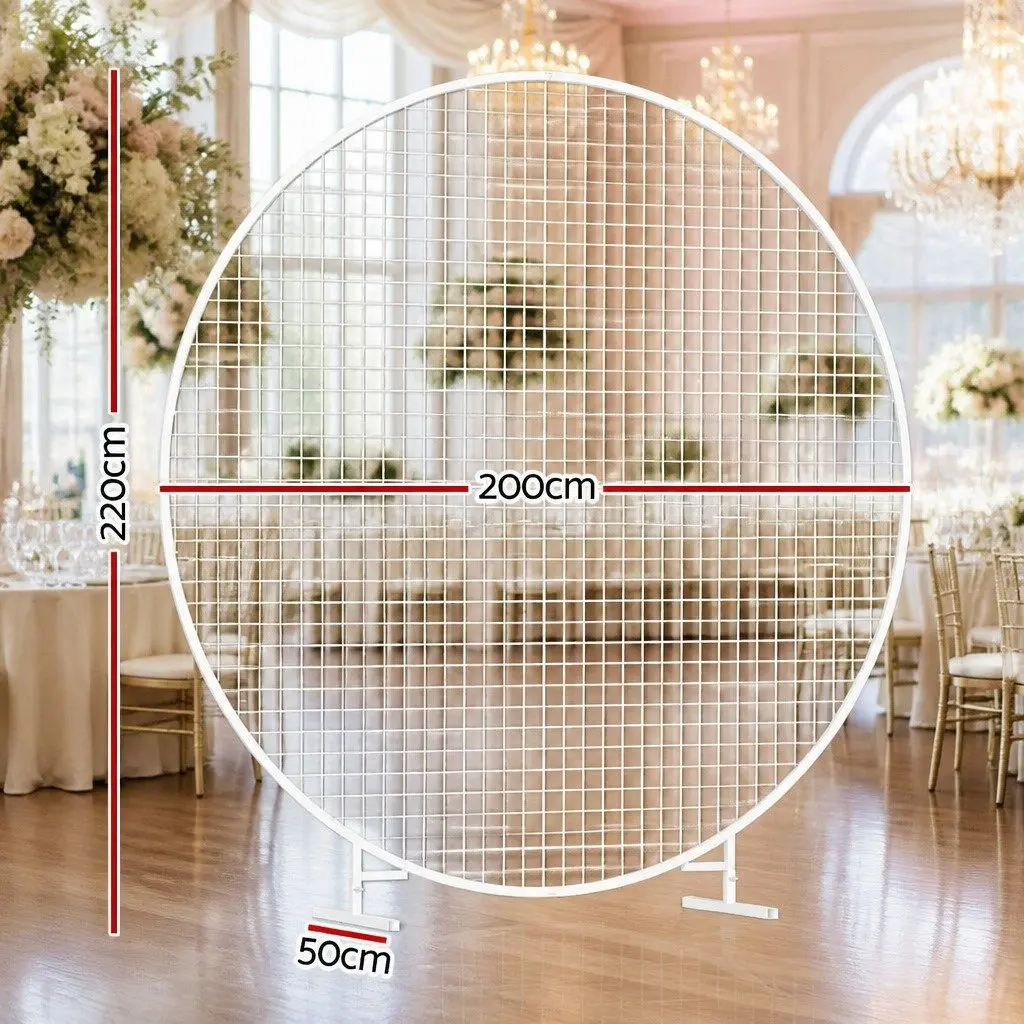 Backdrop Stand Metal Frame 2M Easy Assembly Wedding Party Decoration