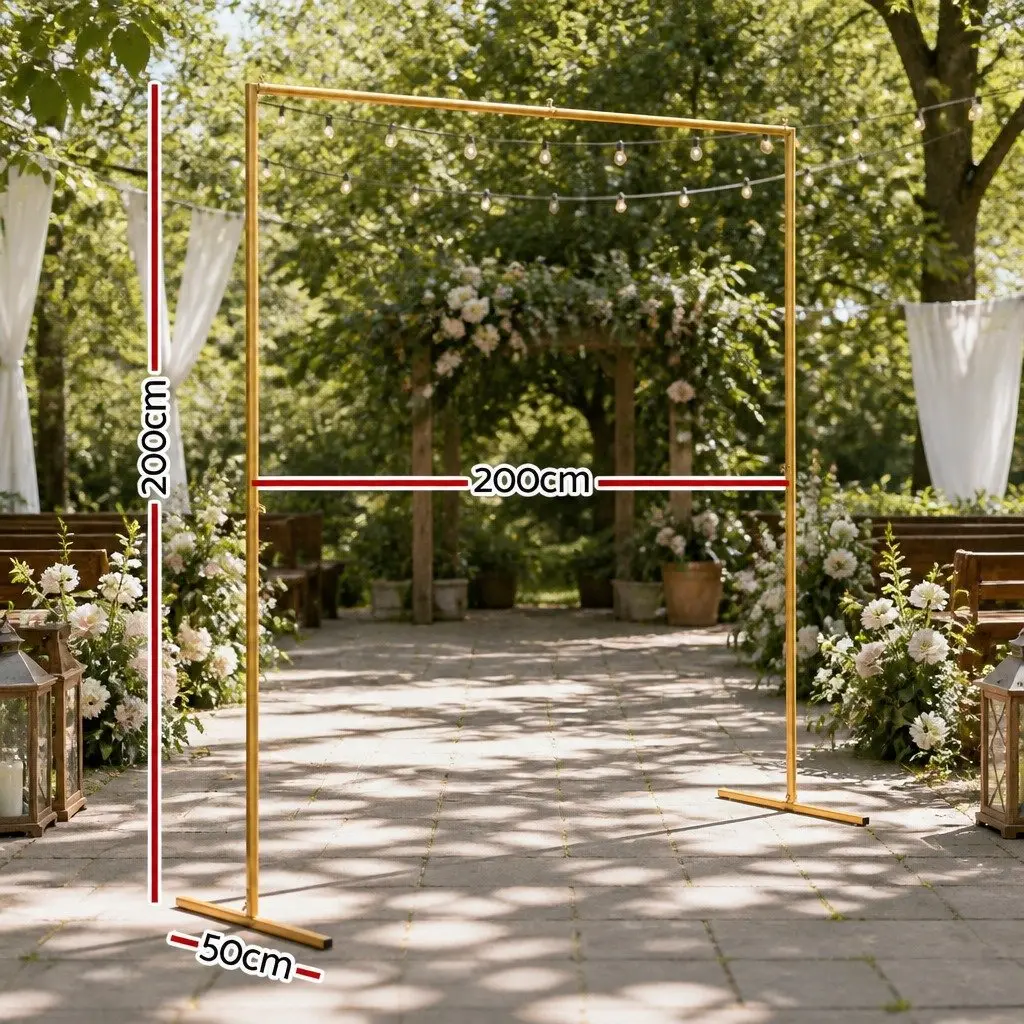 Backdrop Stand Metal Frame 2M Wedding Party Decoration Display