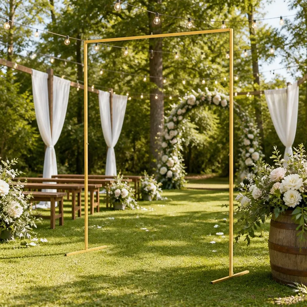 Backdrop Stand Metal Frame 2M Wedding Party Decoration Display