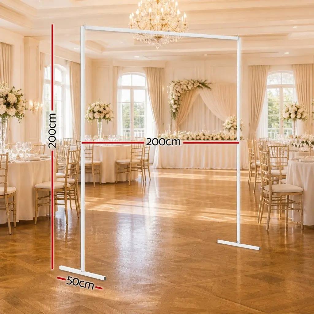 Backdrop Stand Stable Metal Frame 2M Height 2M Width for Wedding Party Decoration