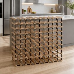 Your 120-Bottle Wine Rack: Stylish and Secure Storage