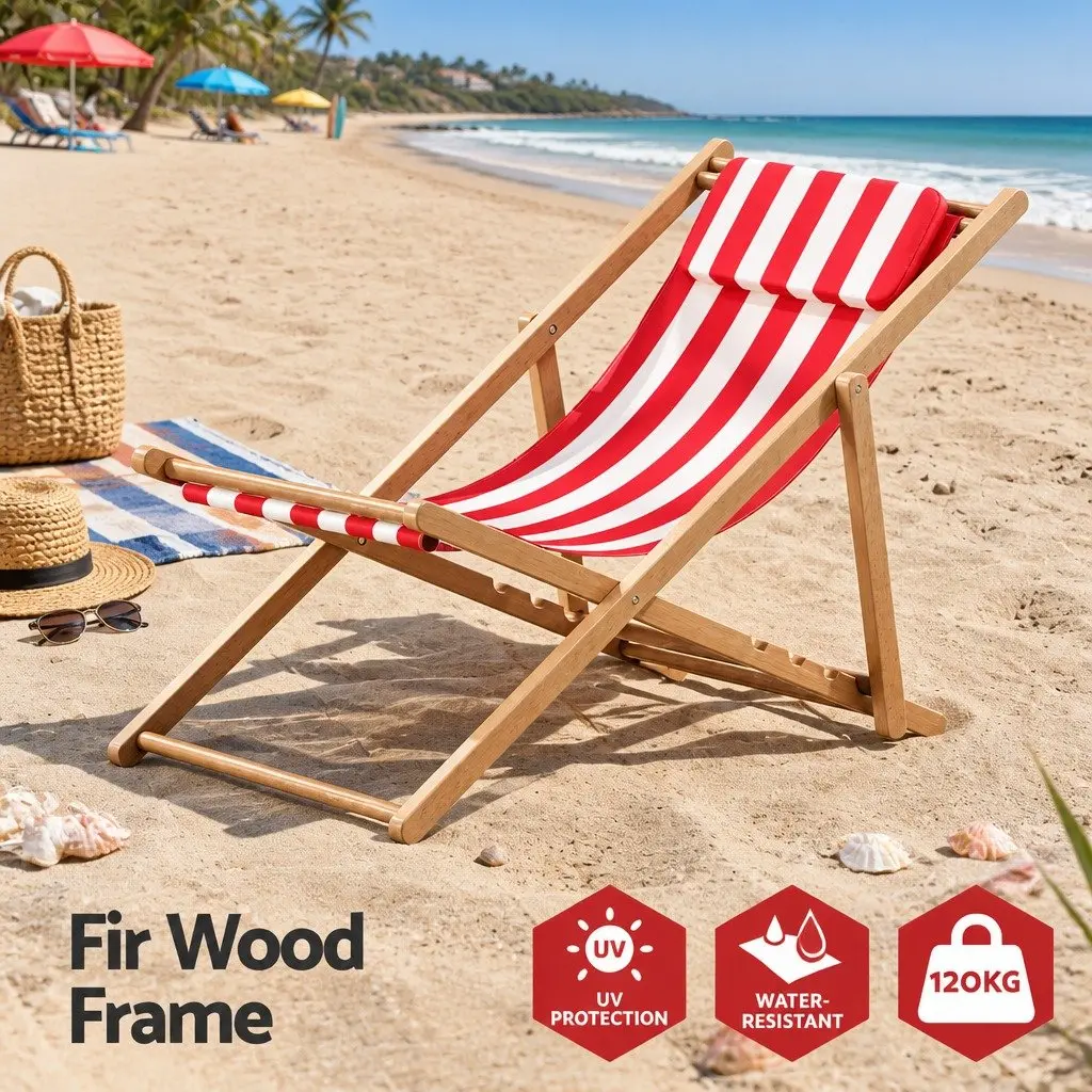 Folding Beach Deck Chair
