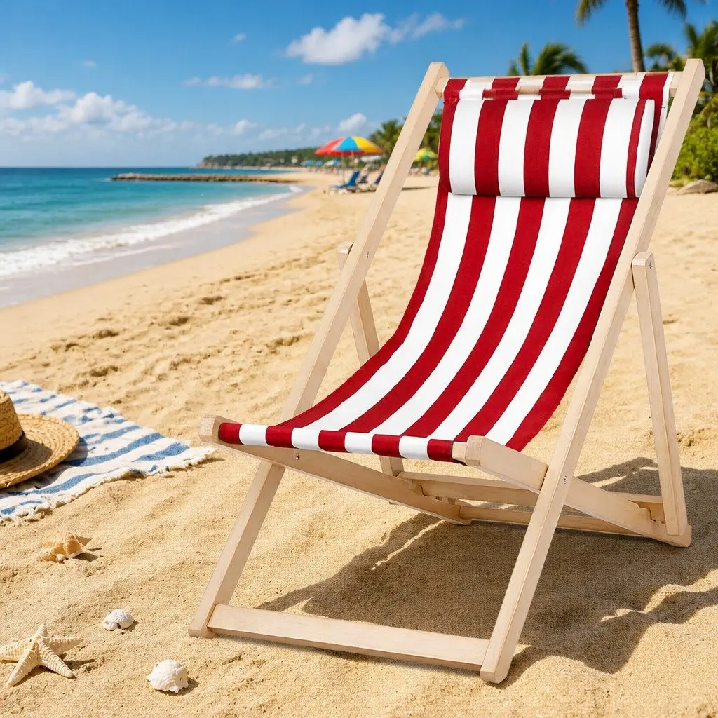 Folding Beach Deck Chair