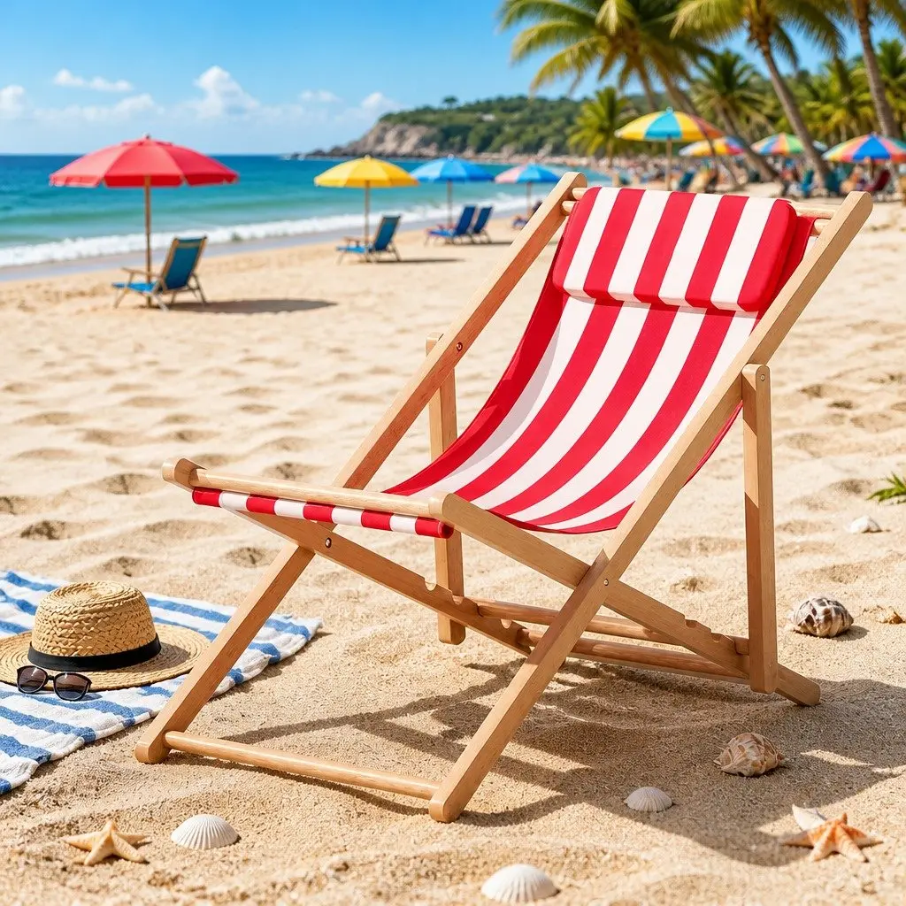 Folding Beach Deck Chair
