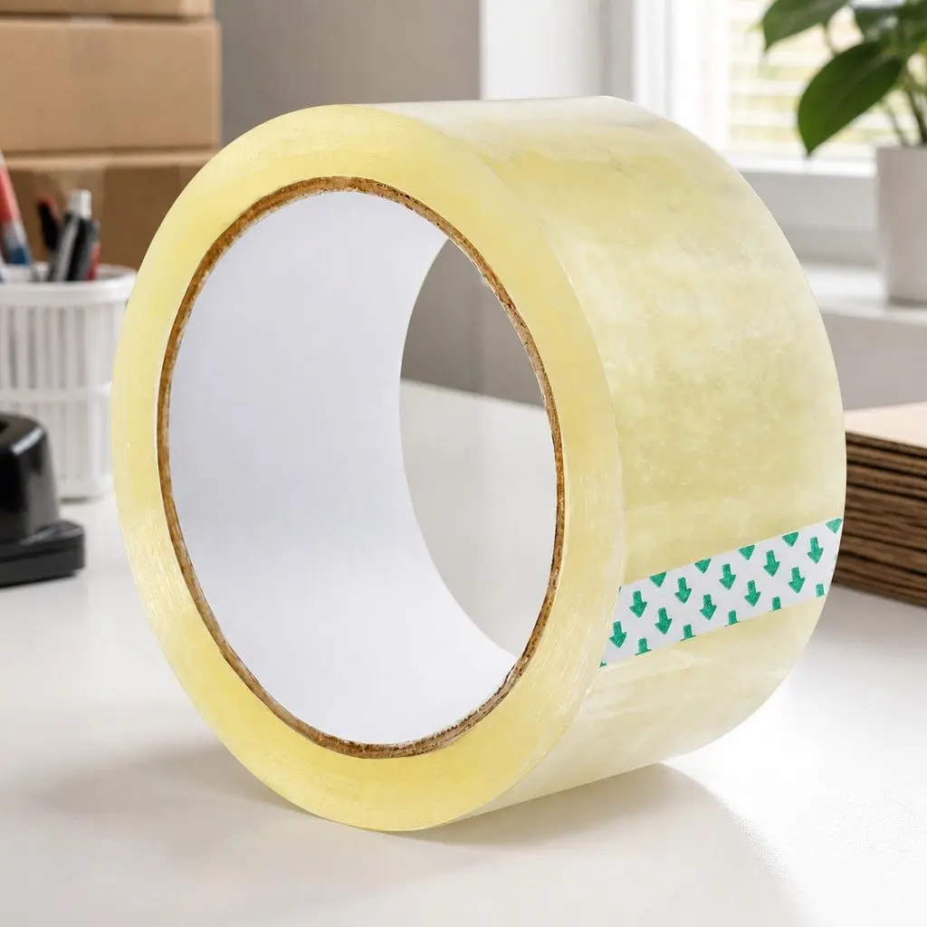 Packing Tape Heavy-Duty Clear Adhesive 45mm x 75m 6 Rolls