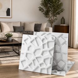 3D Wall Panels PVC Decorative Panels 50x50cm Set of 15 Feature Wall Home Decor