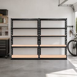 Friendly Garage Shelving Rack - 2.4M Heavy-Duty Design