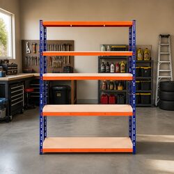 Garage Storage Shelving Rack 1.8M Heavy-Duty Industrial Warehouse Pallet