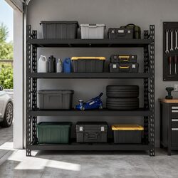 Create Efficient Storage with a 4-Tier Shelving Unit