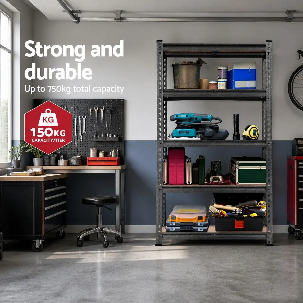 3x1.5M Garage Storage Shelf Rack