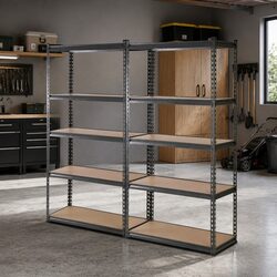 2x1.8M Garage Shelving Unit Industrial Storage Rack Pallet Racking Heavy-Duty