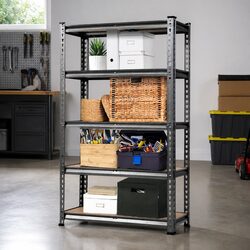 Industrial Storage Rack Shelf 5-Tier Garage Shelving Unit Warehouse Pallet