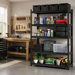 Your Reliable 5-Tier Steel Shelving Solution