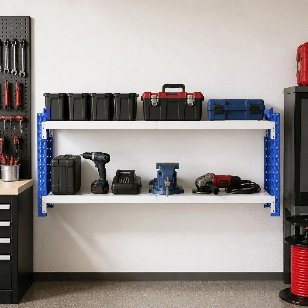 Garage Shelving Unit Heavy Duty Industrial Steel 2m x 0.9m