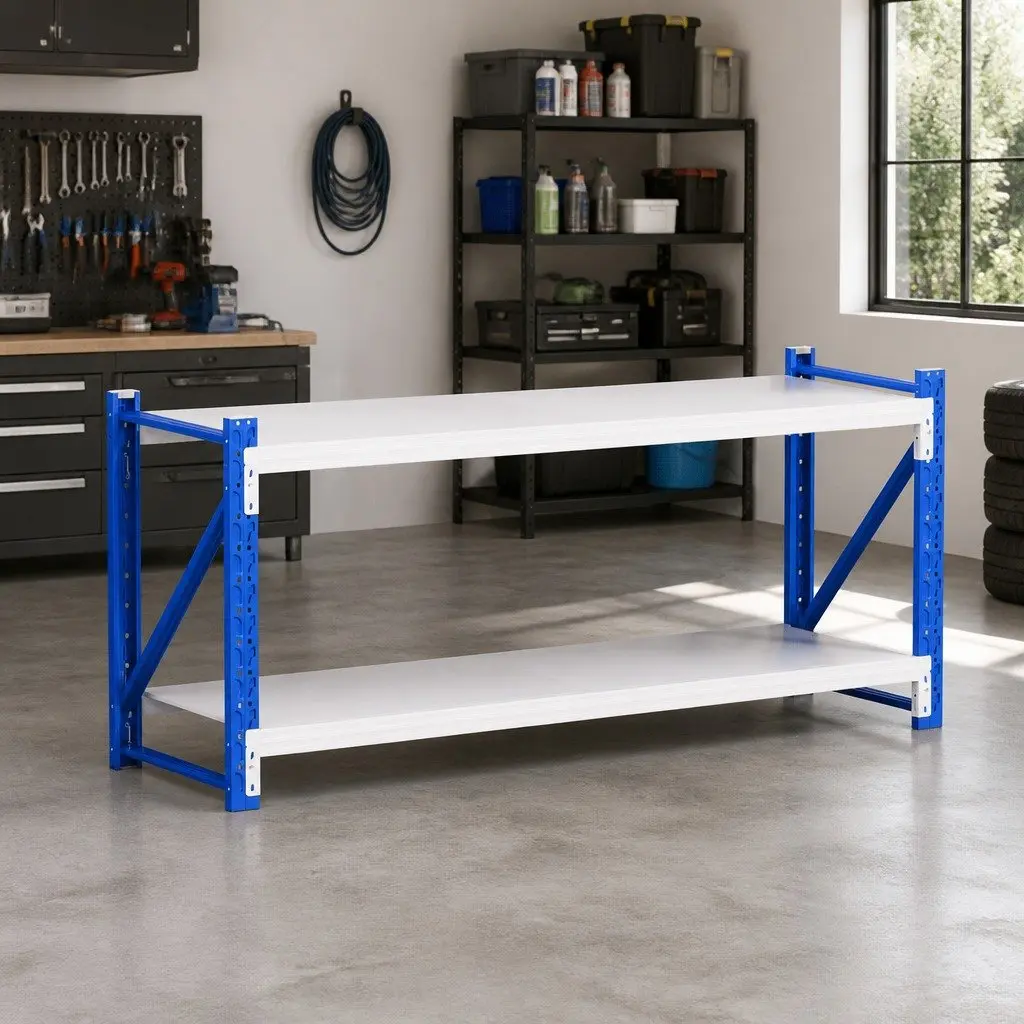 2M x 0.9M Industrial Wall Storage Rack for Optimal Space