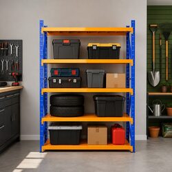 Storage Shelving Rack 2M Garage Warehouse Unit Adjustable 4 Tier Heavy Duty