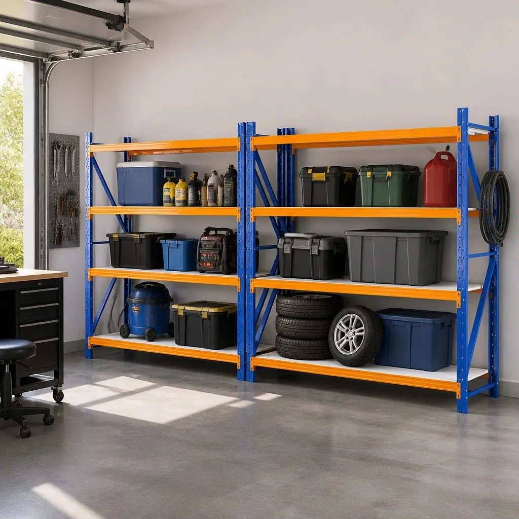 Garage Shelving Unit Heavy Duty Steel 4M x 2M Storage Rack