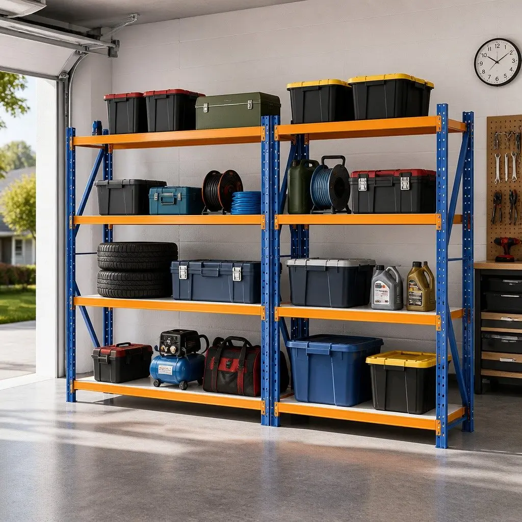 Garage Shelving Unit Heavy Duty Steel 4M x 2M Storage Rack