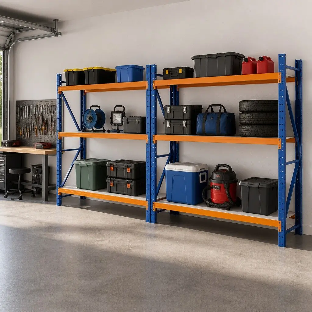 Garage Shelving Unit Heavy Duty Steel 4M x 2M Storage Rack
