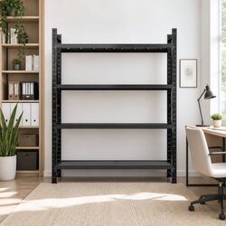 Heavy Duty Storage Rack 2.4M Garage Shelving Unit 4 Tier Industrial Warehouse